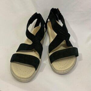 Ecco corksphere leather sandals. Woman’s size 9. Excellent condition and quality